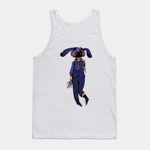 Withered Bonnie Gijinka Transparent Tank Top by spaceagebarbie